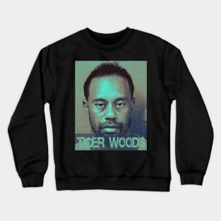 Solarize Illustrations - Tiger Woods Cool guy Crewneck Sweatshirt